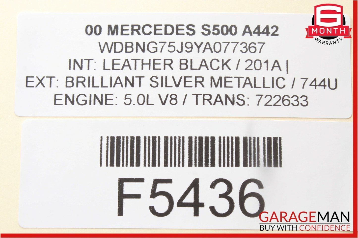 00-06 Mercedes CL500 S500 Motorola Telephone Phone Command Voice Control Module