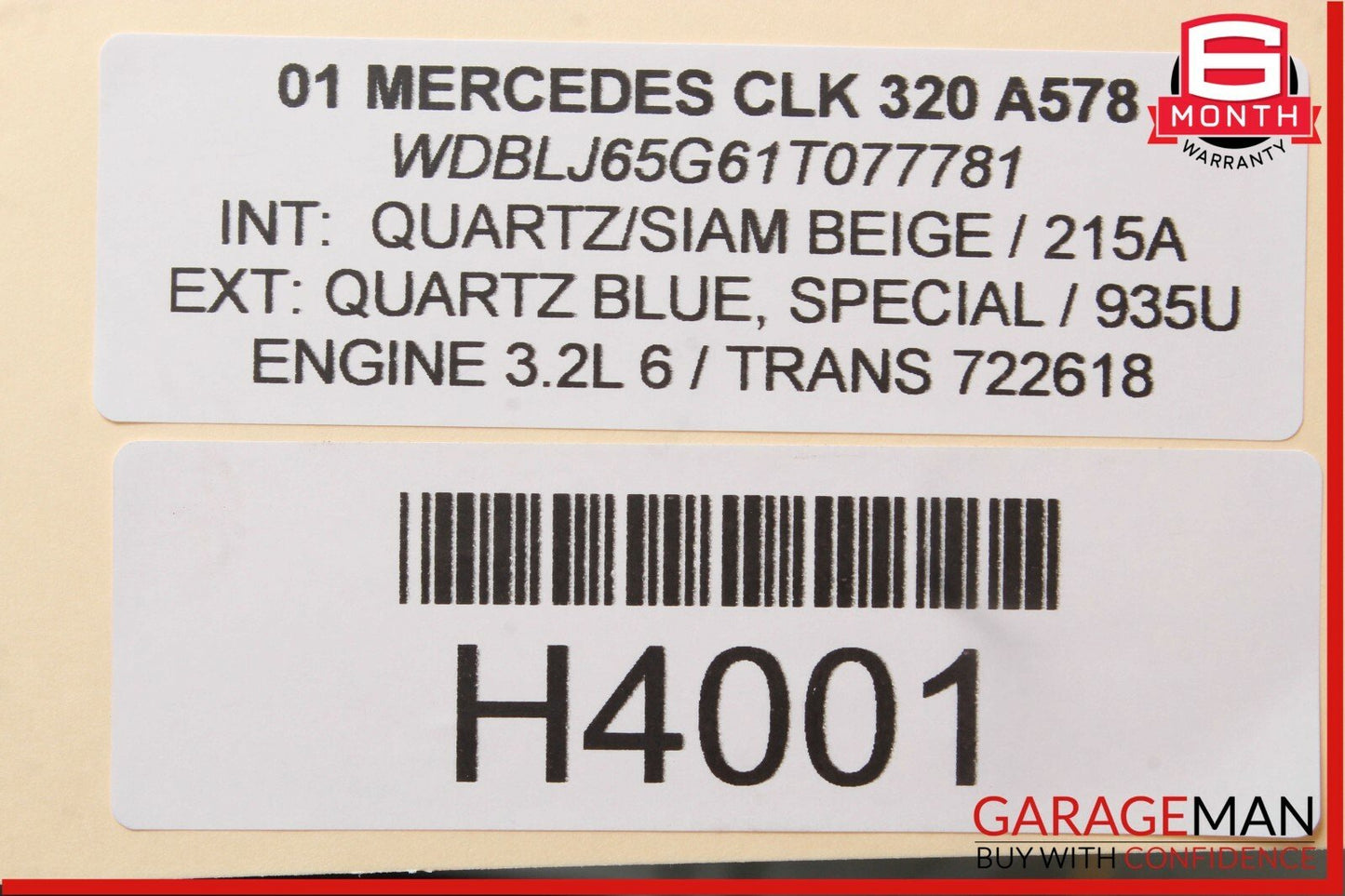 01-03 Mercedes W208 CLK320 CLK430 ABS Anti Lock Brake Controller Module Unit