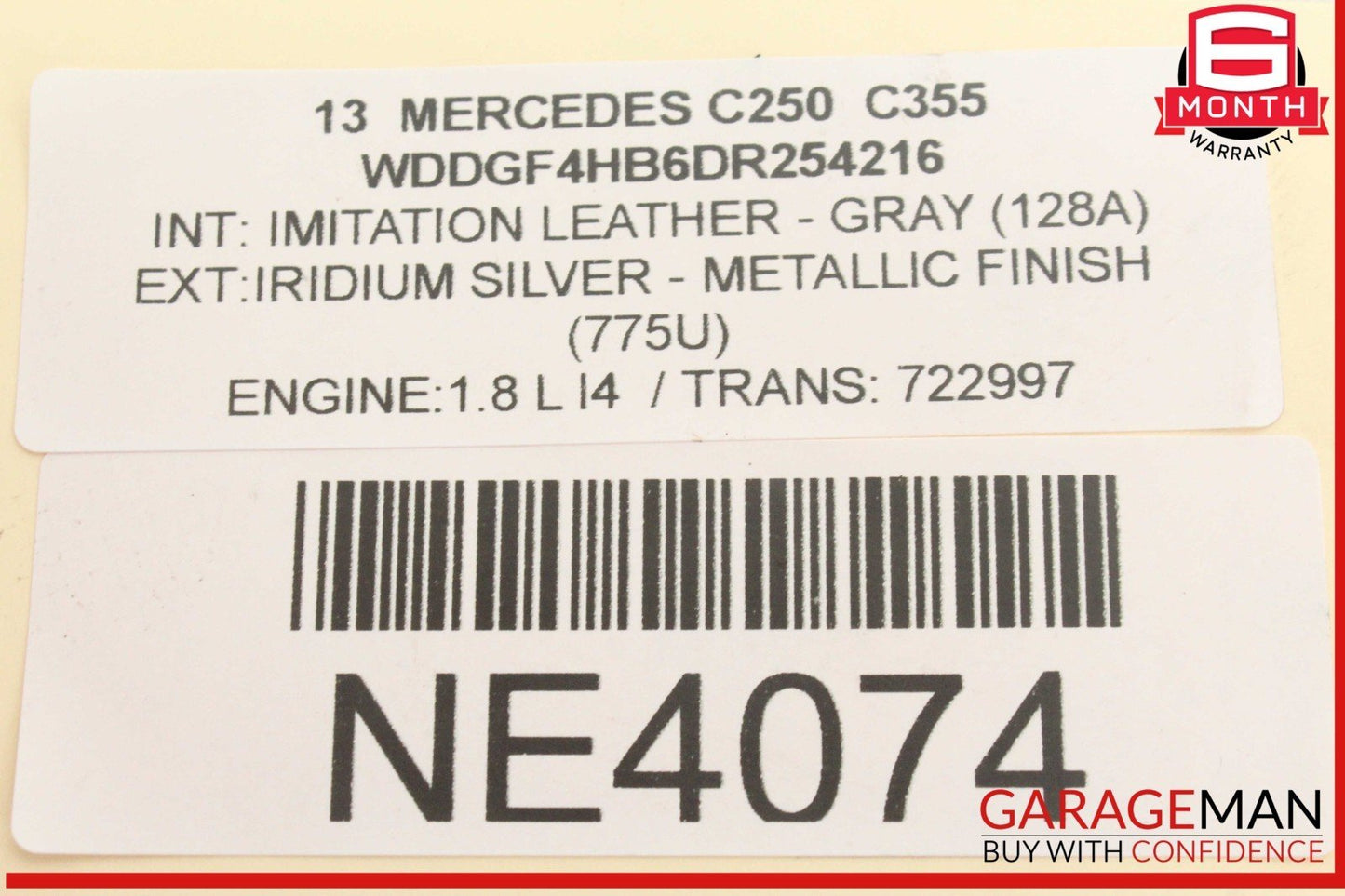 12-14 Mercedes W204 C250 Front Right Side Headlight Support Bracket OEM