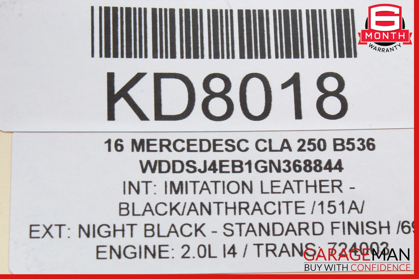 15-20 Mercedes W117 CLA250 Driver Steering Wheel w/Paddle Shifters OEM