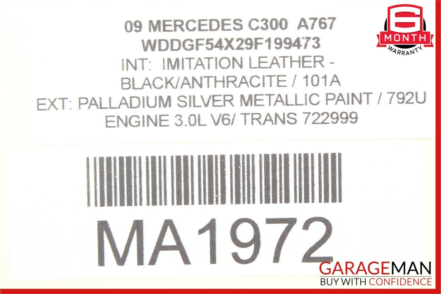 08-18 Mercedes W204 C300 E350 CLS550 Rear Left Side Door Control Module OEM