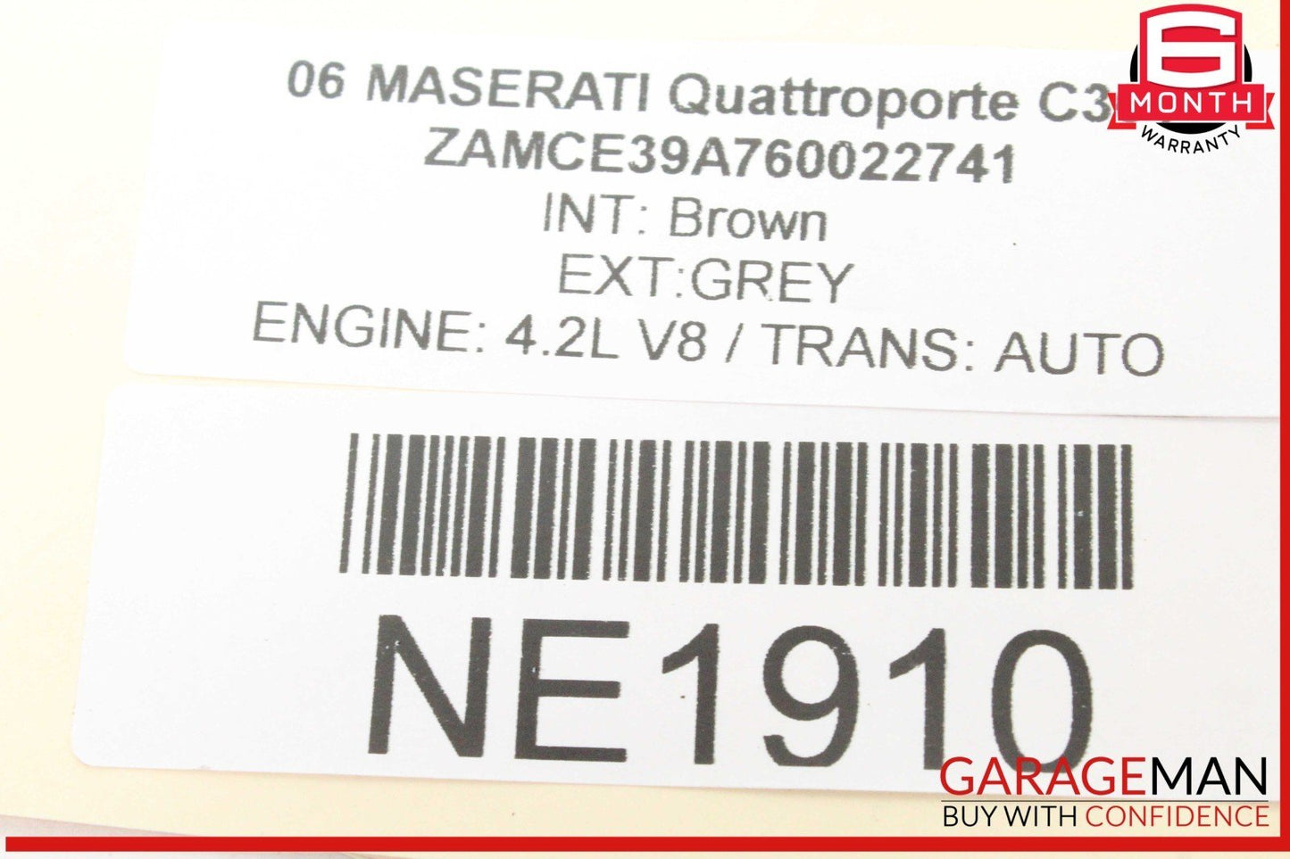 03-10 Maserati Quattroporte GranTurismo Front Right Side Upper Control Arm OEM