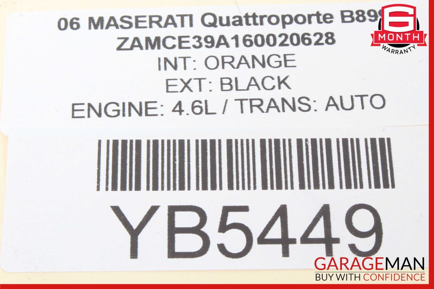 03-08 Maserati Quattroporte M139 Right Side Dashboard Panel Trim Wood OEM