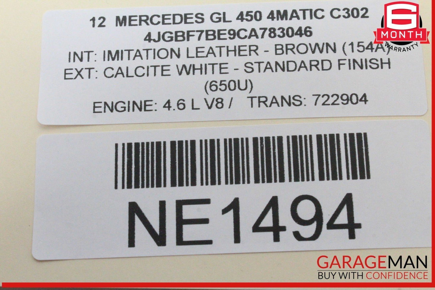 09-13 Mercedes X164 GL450 4MATIC Trunk Lid Liftgate Tail Gate Control Module OEM