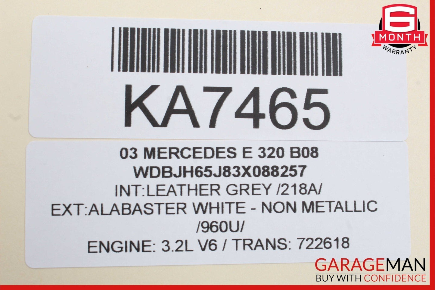 01-09 Mercedes W211 E320 E350 CLS500 Trunk Lid Lock Latch Handle OEM