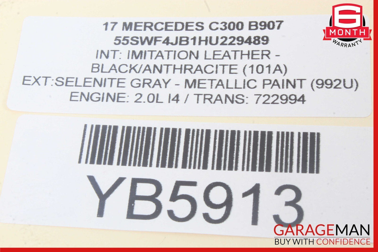 15-19 Mercedes W205 C300 GLC300 Fuse Box Power Distribution Box Module