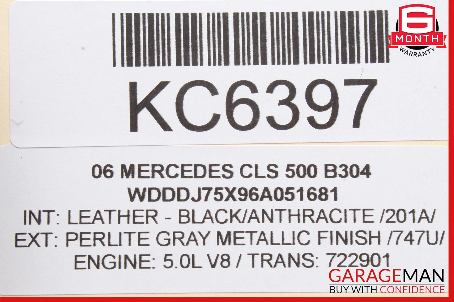 Mercedes W219 CLS500 Front or Rear Right Side Window Regulator Motor OEM