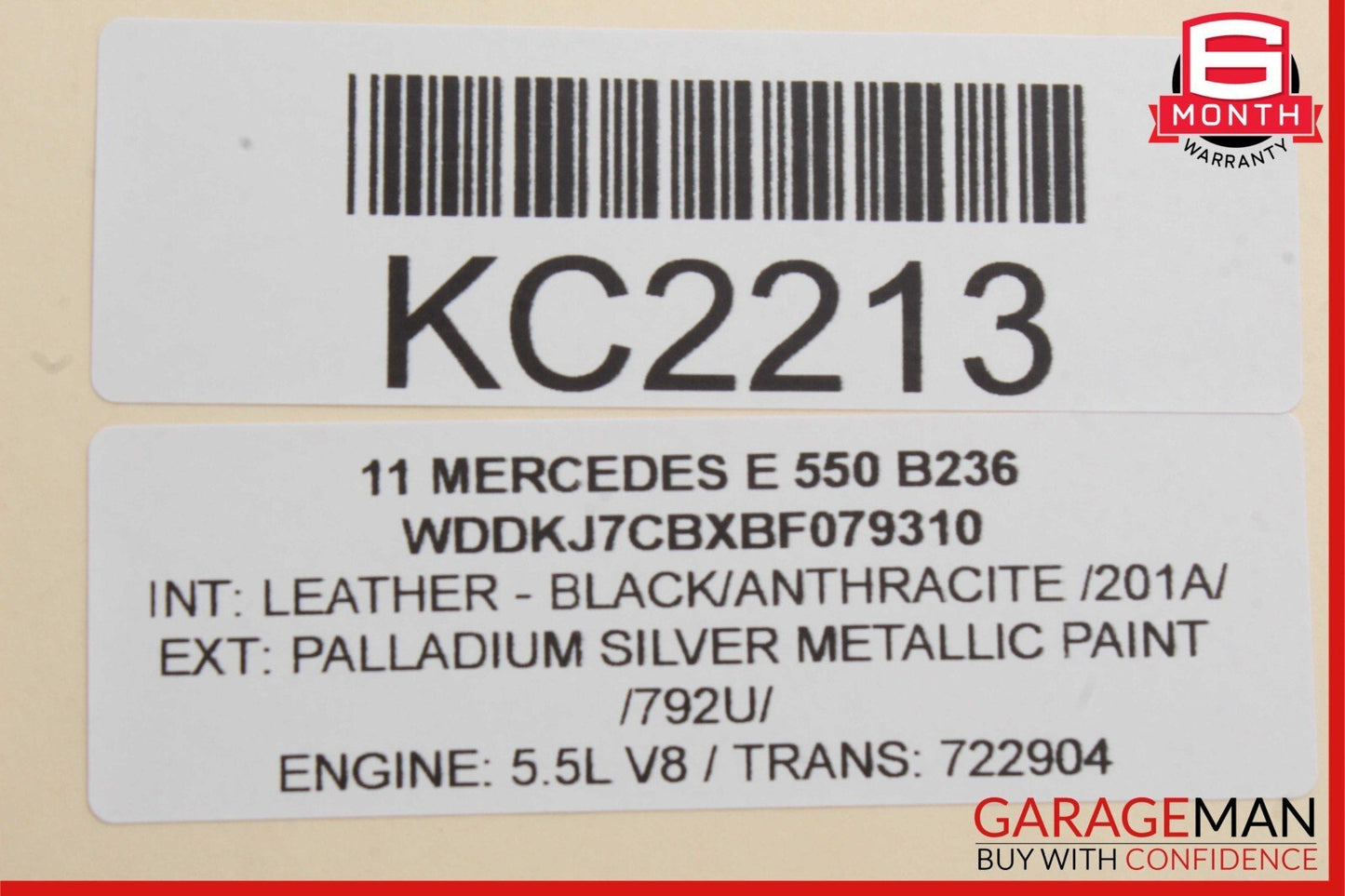 11-13 Mercedes W212 E550 E350 Floor Gear Selector Shift Shifter Box OEM