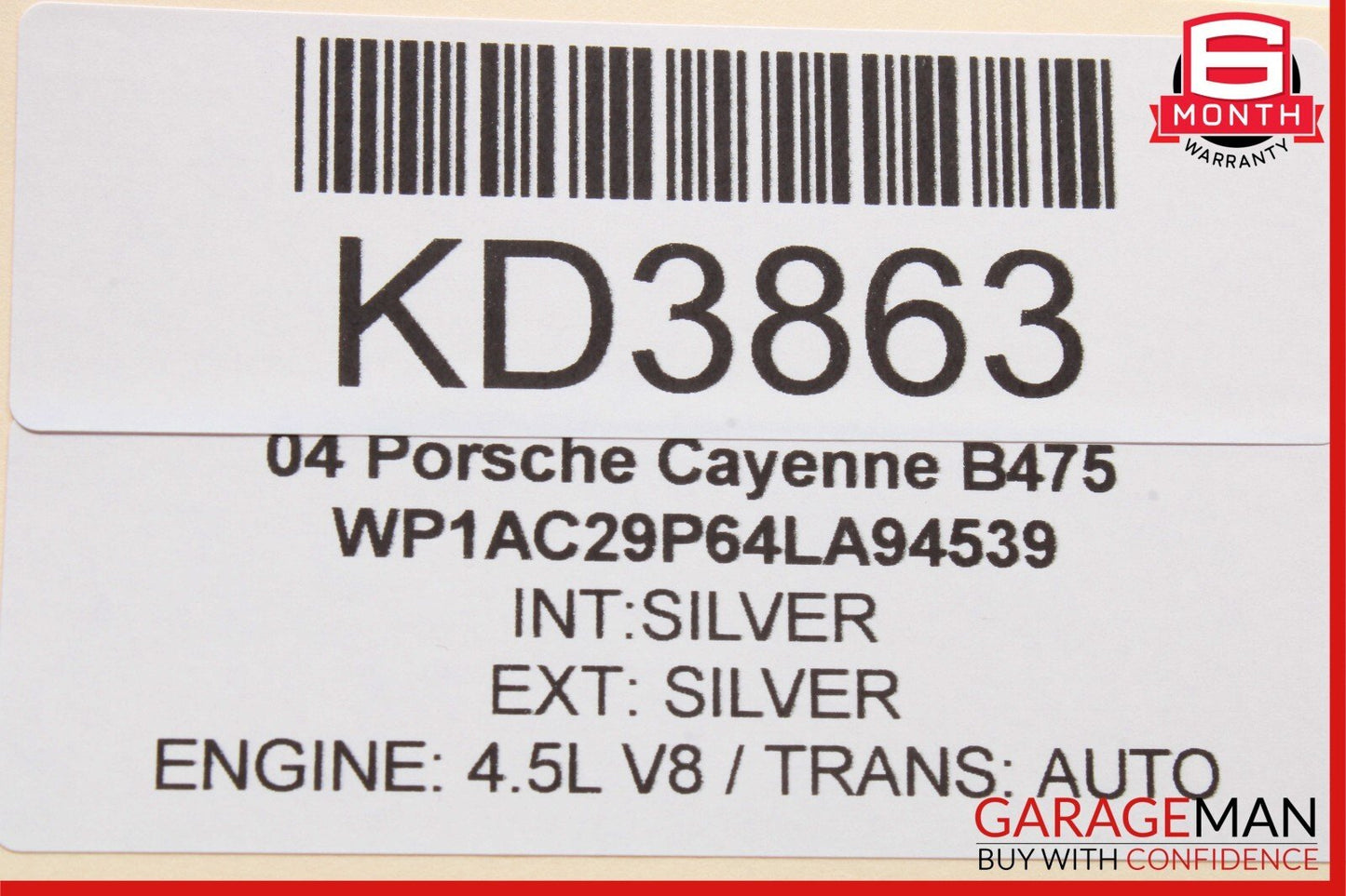 03-10 Porsche Cayenne 955 957 Front Left Driver Door Window Regulator Motor Unit