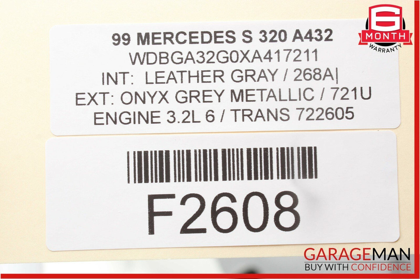 97-99 Mercedes W140 S320 ASR PML Control Module Unit 0185454732 OEM