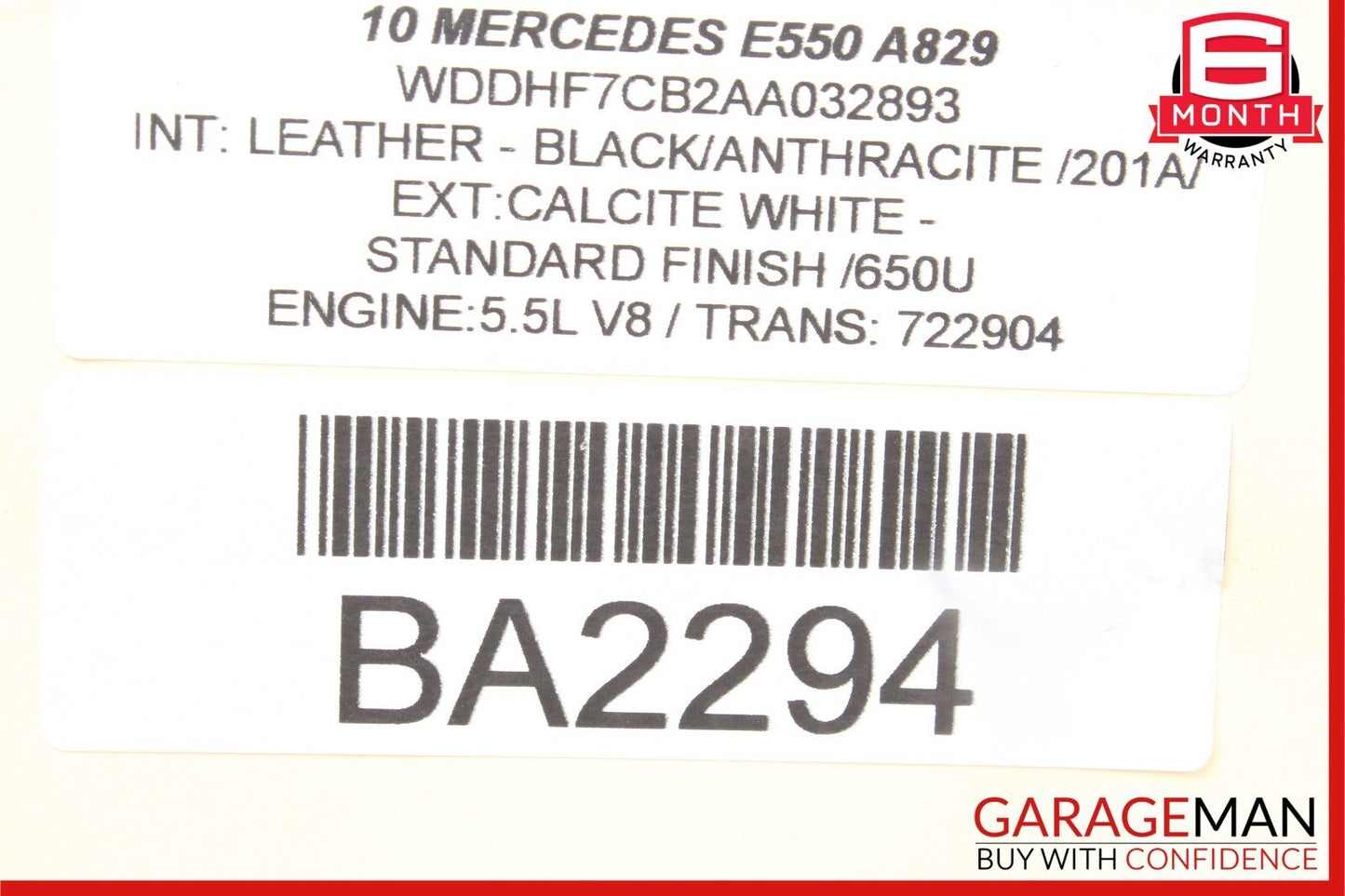 10-16 Mercedes W212 E350 E550 Front Right Top Upper Control Arm 2123302811 OEM