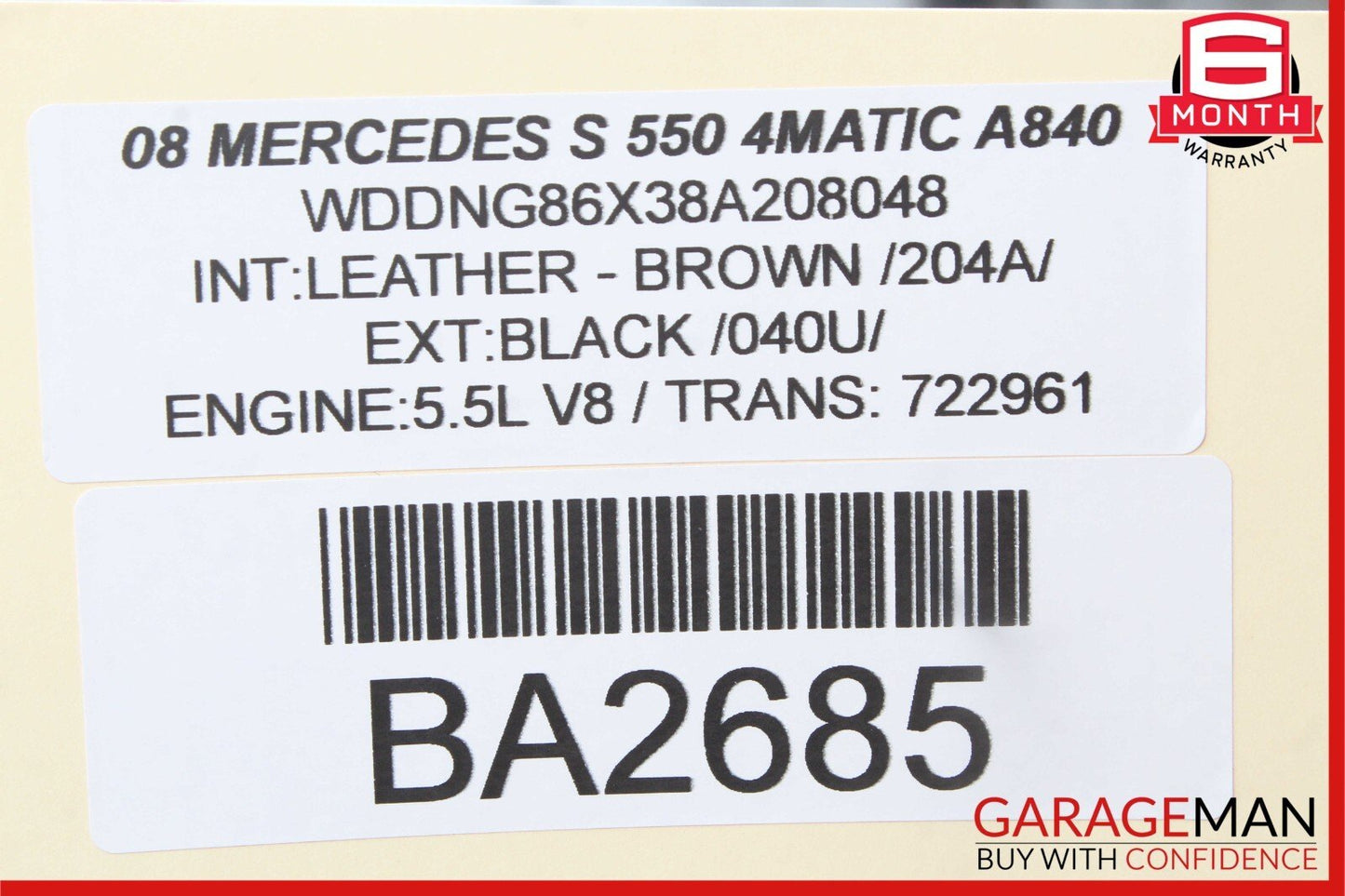 07-10 Mercedes W221 S550 CL550 Speedometer Instrument Odometer Cluster Gauge