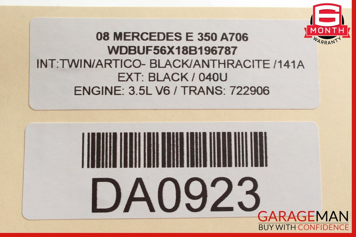 03-09 Mercedes W211 E320 E350 E500 Front Right Side Exterior Door Handle Silver