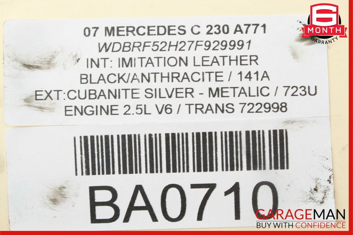 06-07 Mercedes W203 C230 RWD Rear Propeller Prop Drive Axle Shaft Driveshaft