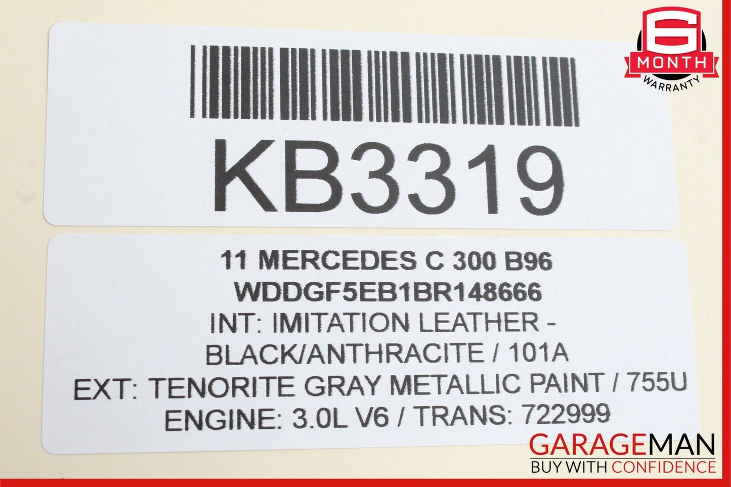 08-14 Mercedes W204 C300 C250 C350 Rear Right Side Exterior Door Handle OEM