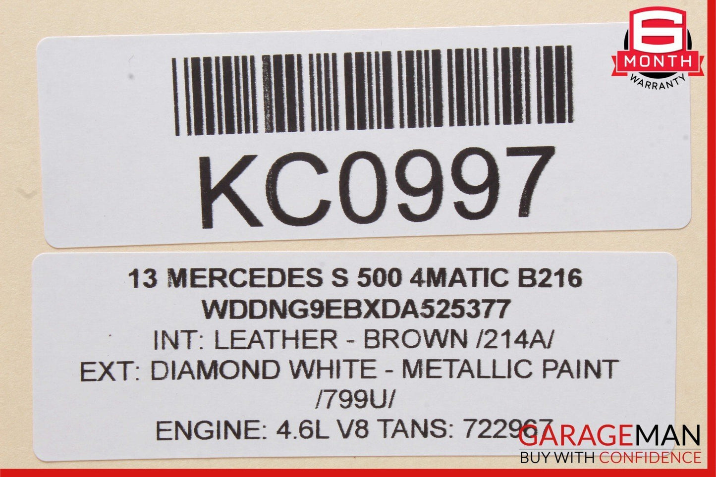 07-14 Mercedes W216 CL550 S550 AC A/C Climate Control Switch Dual Zone OEM