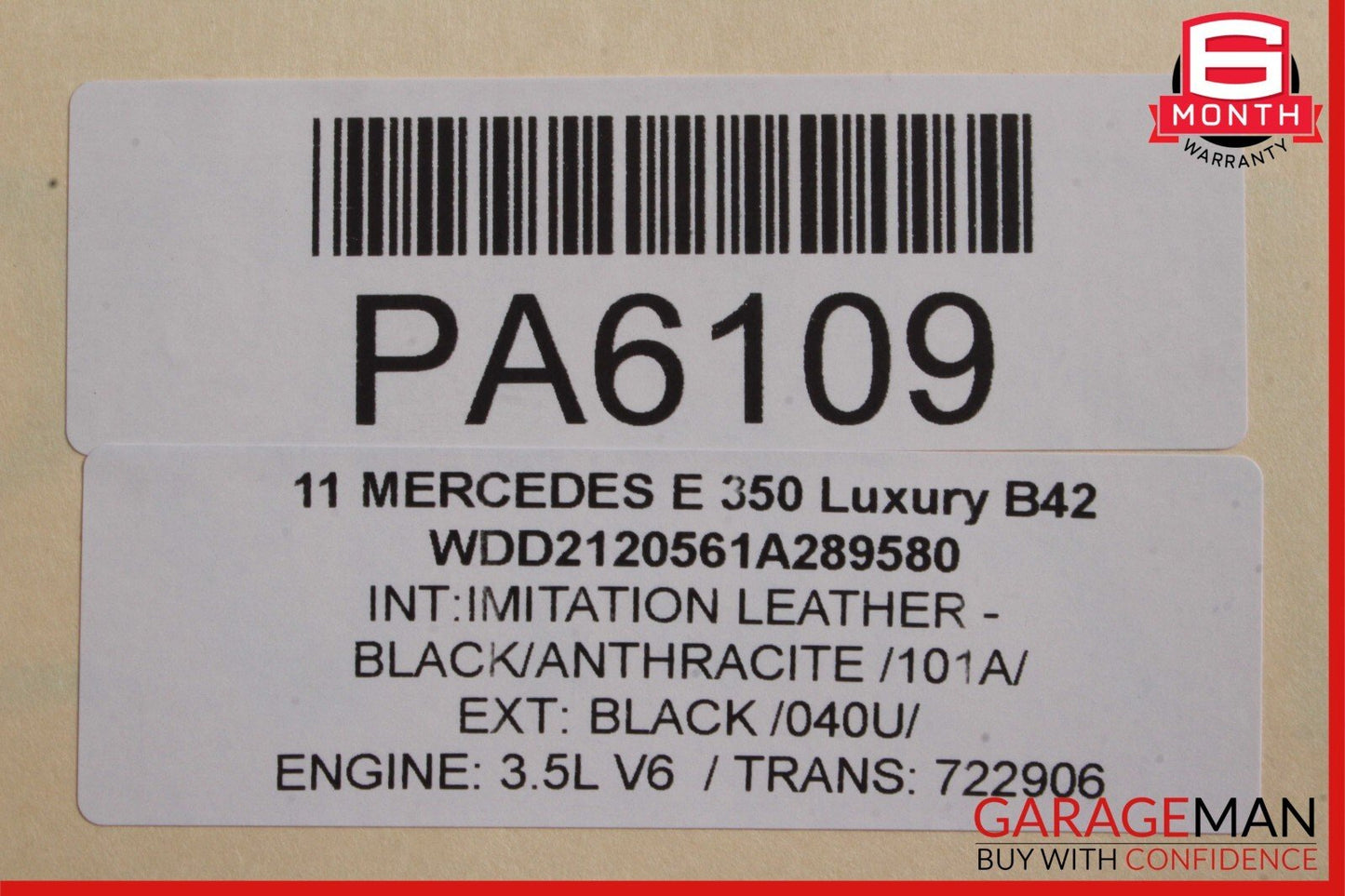 10-13 Mercedes W212 E350 E400 E550 Front Right Side Interior Door Panel Assembly