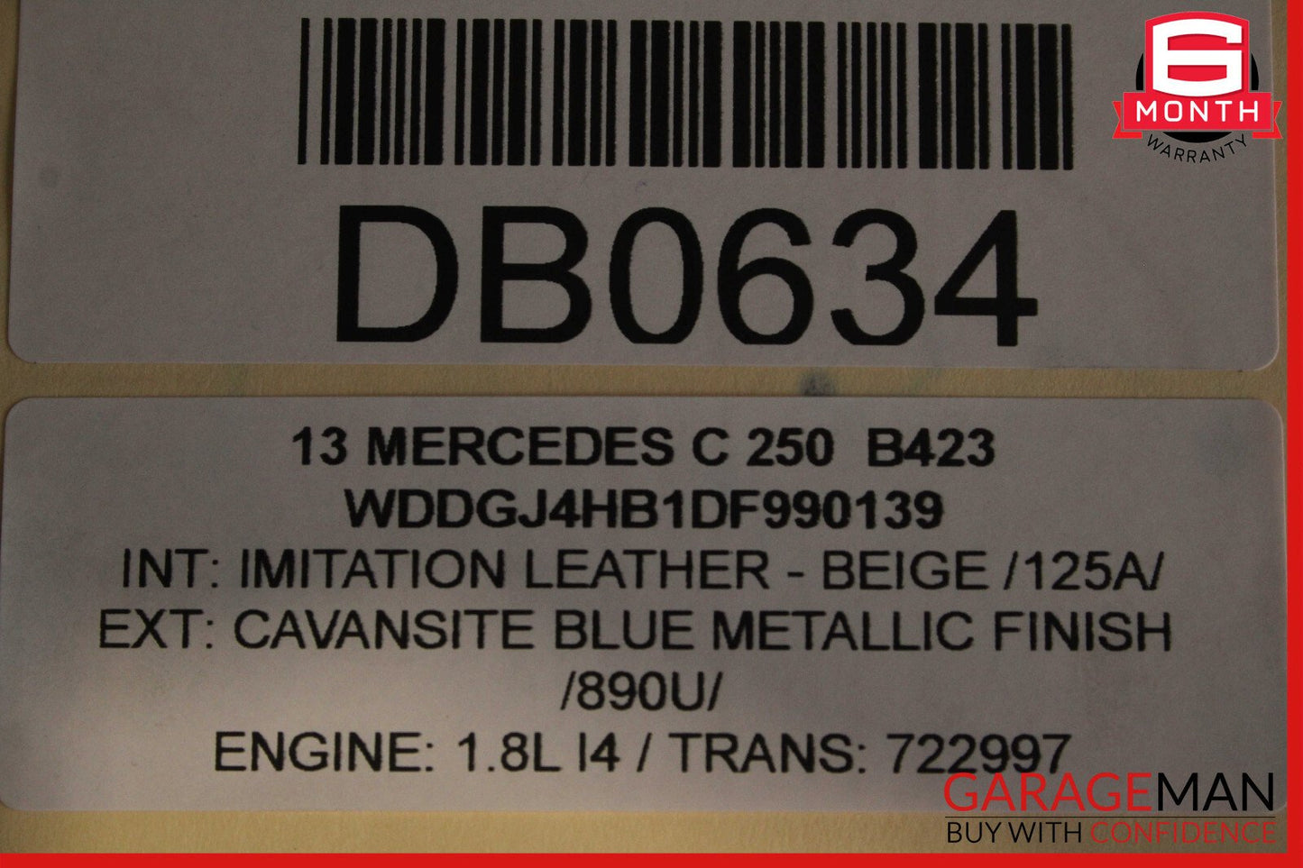 08-14 Mercedes W204 C300 C63 AMG Front Left Side Wing Fender Panel OEM