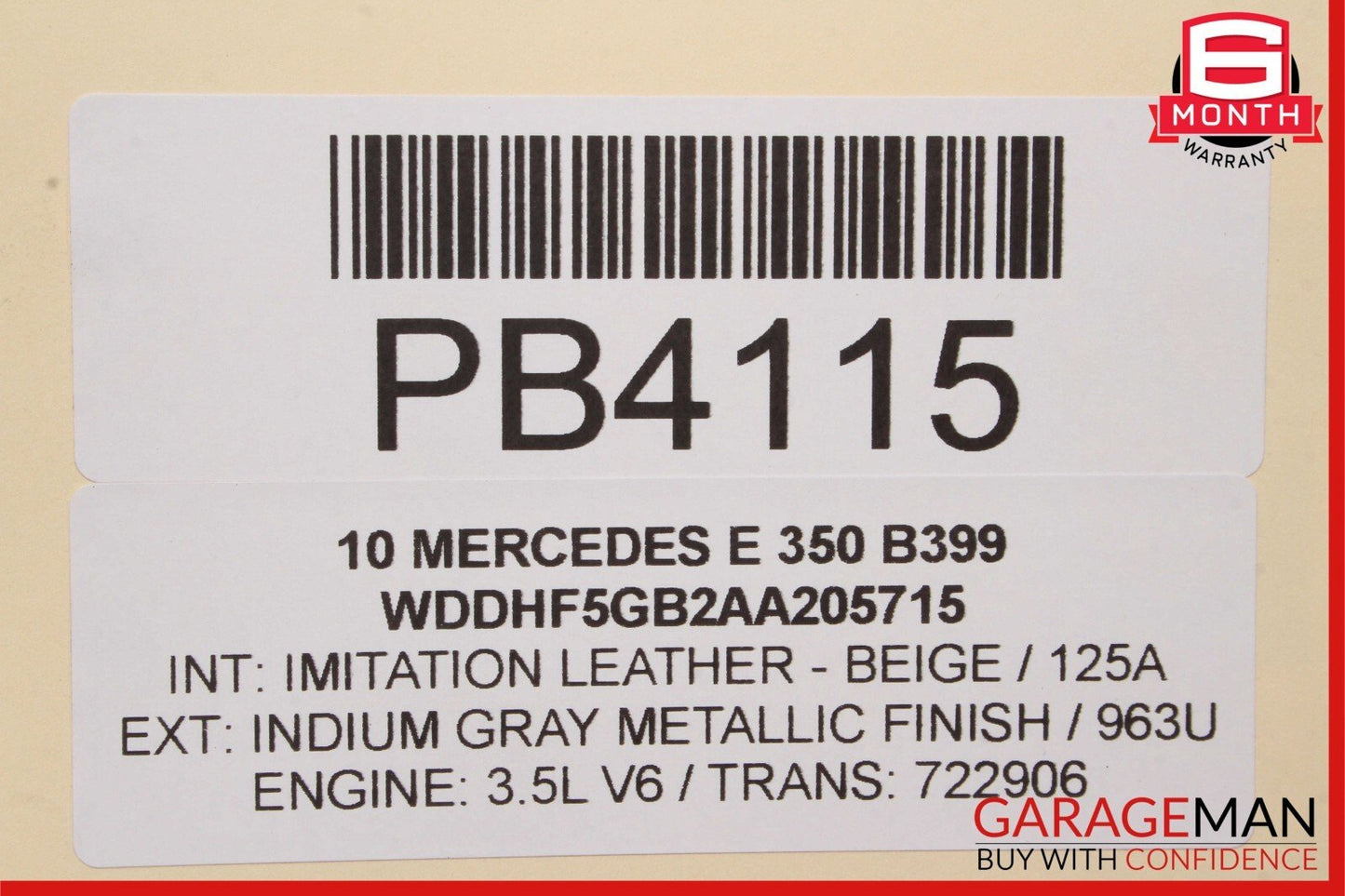 08-18 Mercedes E350 C250 E250 SLK350 Engine Radiator Cooling Fan Motor Assembly