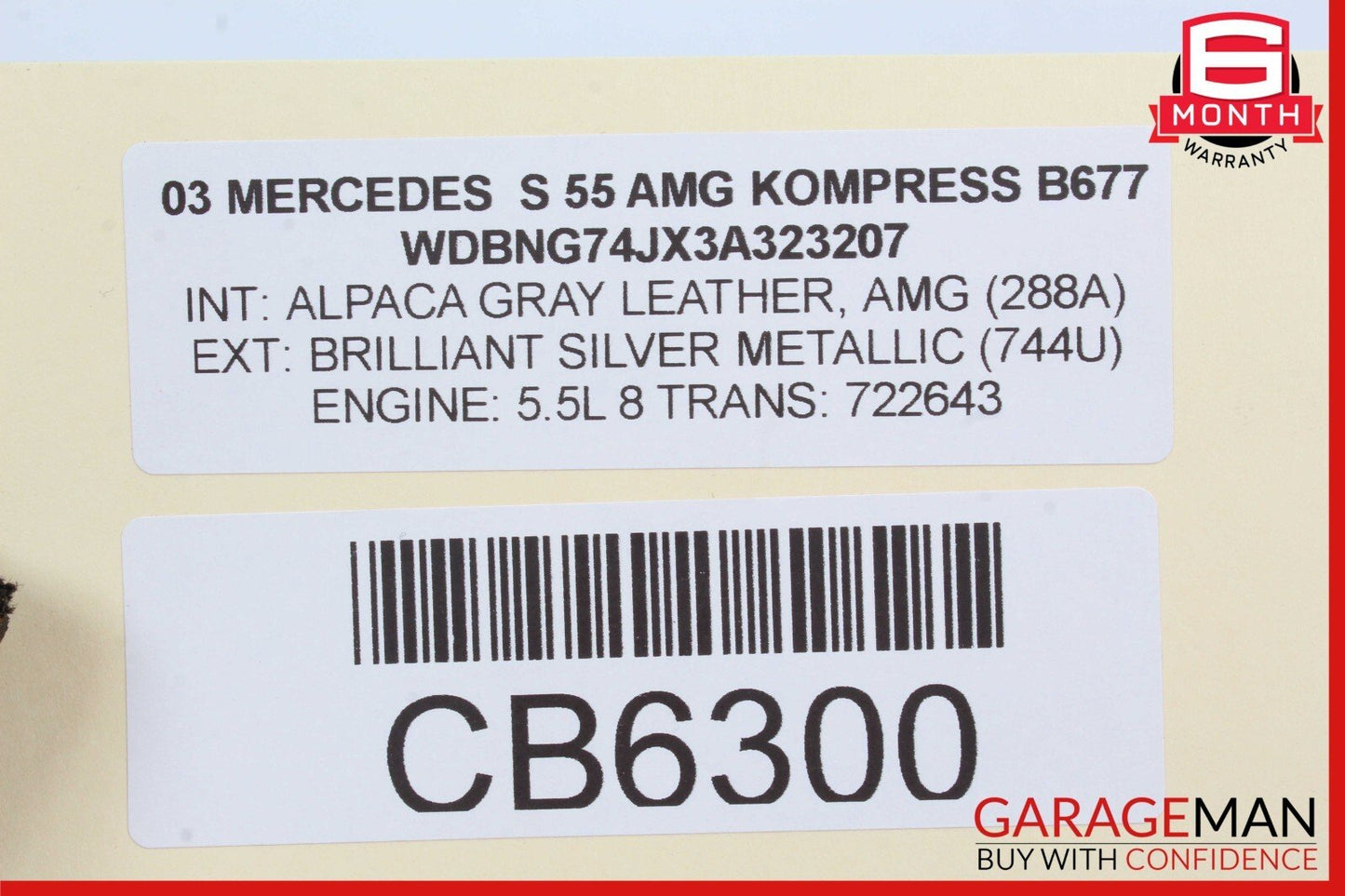 03-06 Mercedes W220 S55 AMG S500 Center Dashboard Control Switch 2208216558 OEM