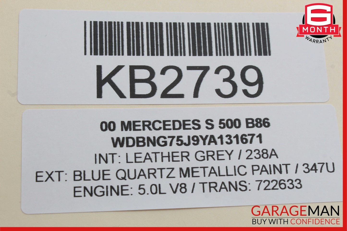 00-06 Mercedes W220 S500 CL500 Voice Command Control Module 2208200535 OEM