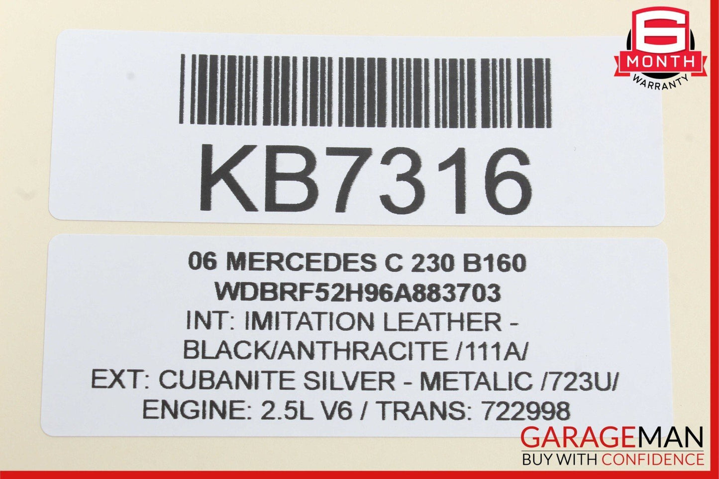 01-07 Mercedes W203 C240 C230 C55 AMG Front Right Side Door Lock Latch Actuator