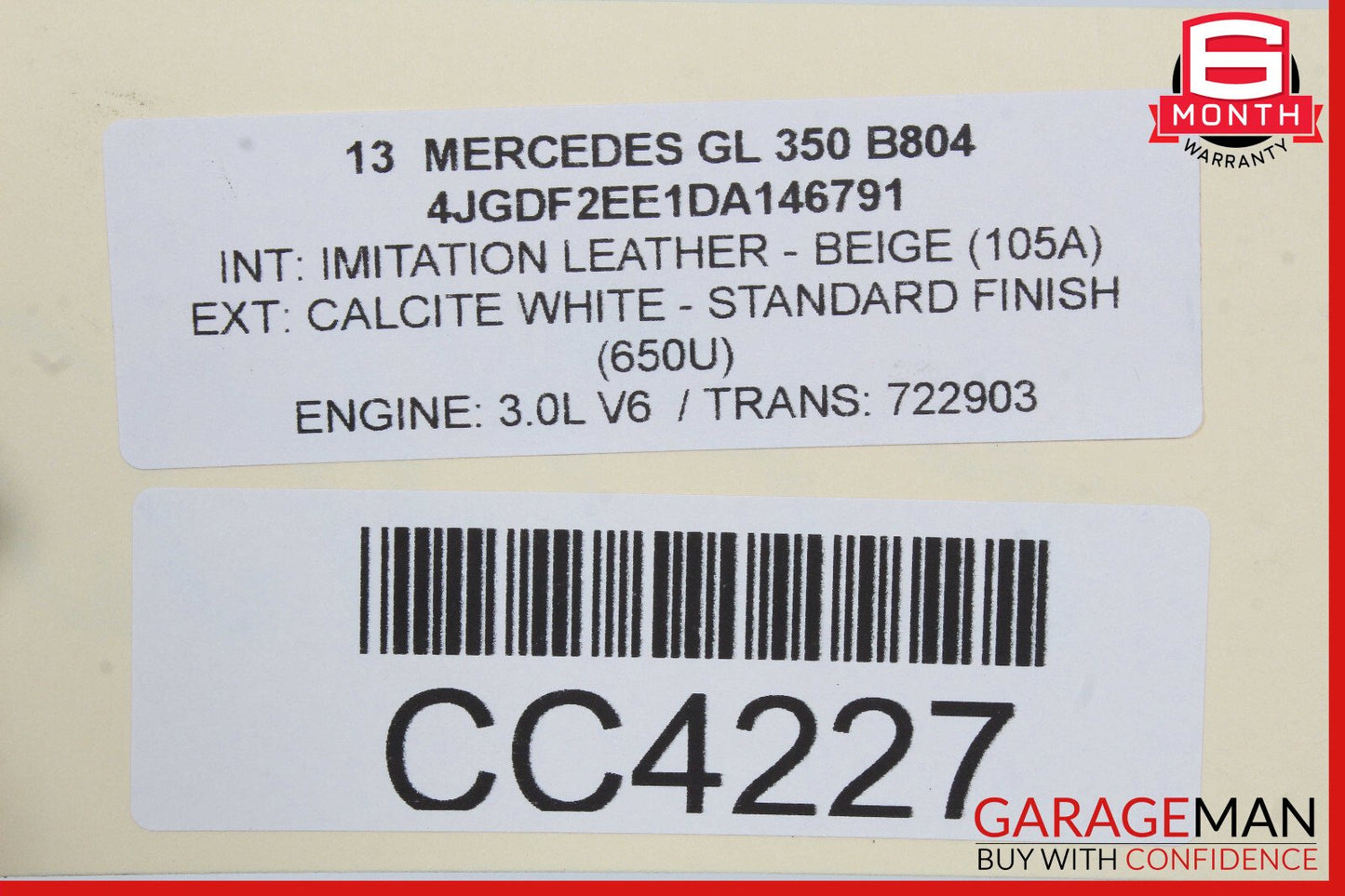 13-19 Mercedes X166 GL450 GL550 GLS550 Front Right Side Wing Fender Panel OEM