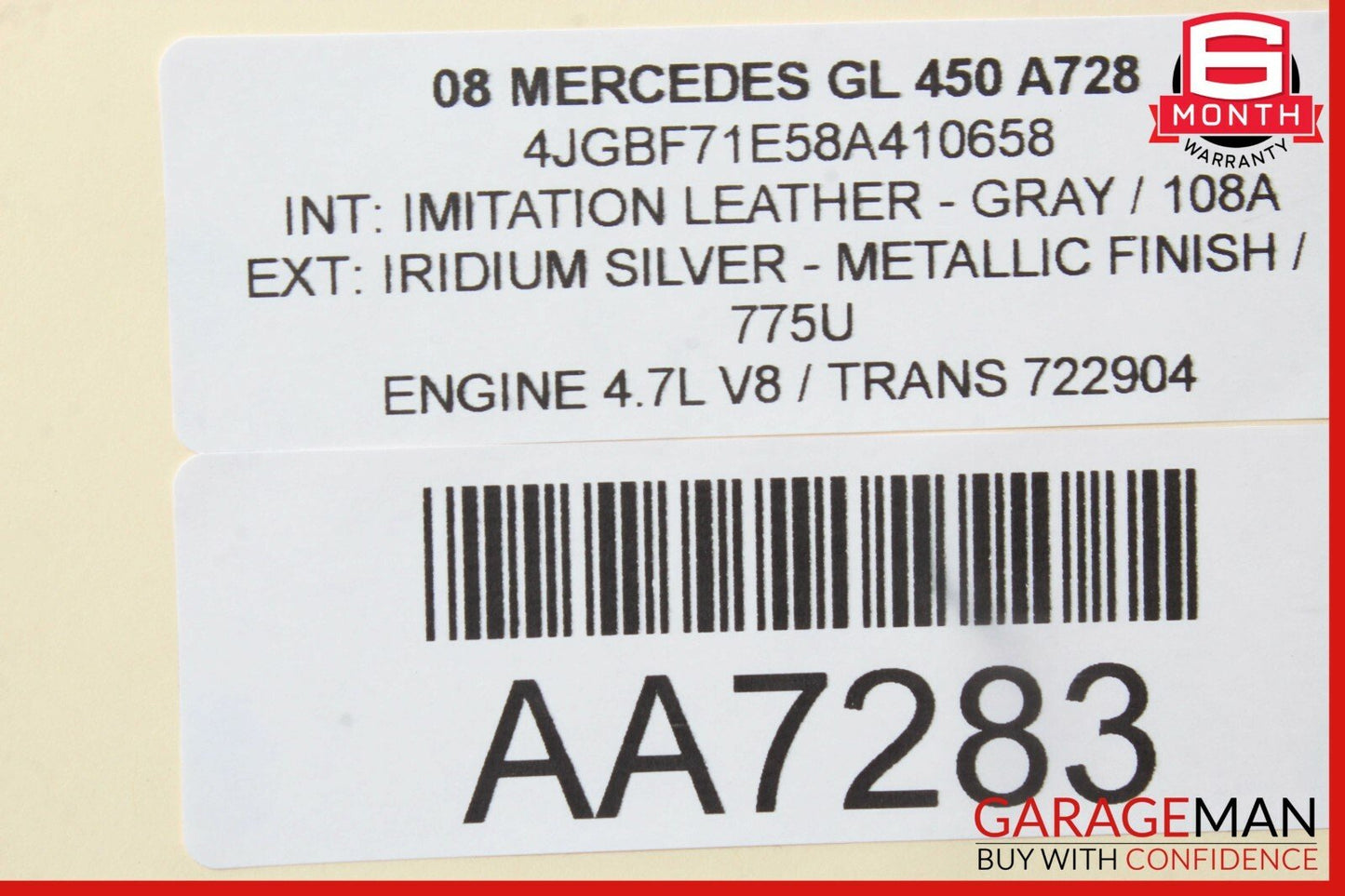 06-13 Mercedes ML350 GL450 R350 Front Left Side Door Window Regulator Motor Unit
