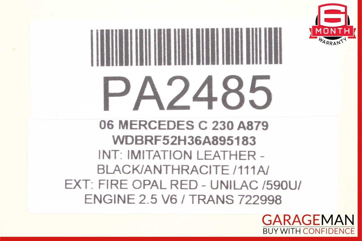 01-07 Mercedes W203 C230 Door Speaker Rear Left & Right Kenwood KFC-1666R OEM