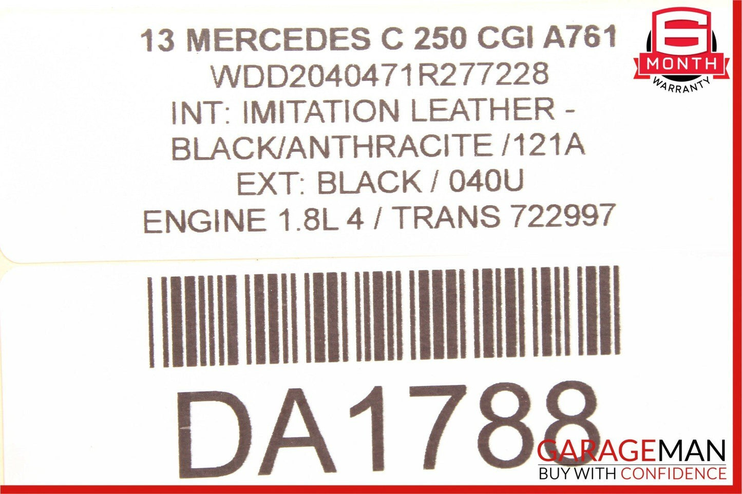 08-14 Mercedes W204 C250 C350 Rear Left Driver Side Door Lock Latch Actuator OEM