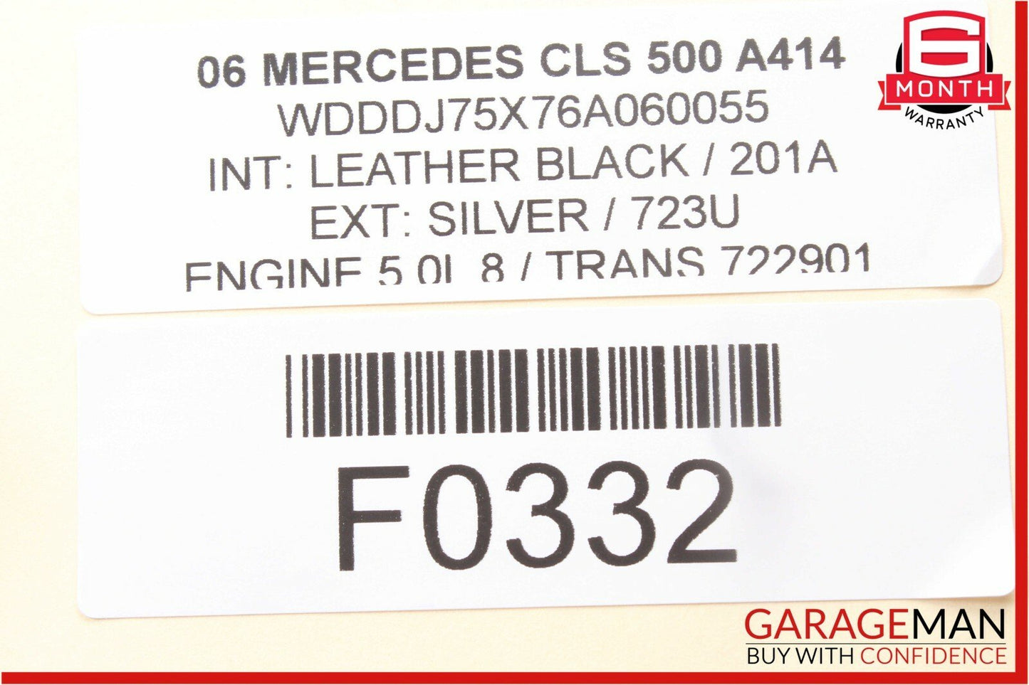 06-11 Mercedes W219 CLS55 AMG CLS500 Front Left Side Door Control Module OEM