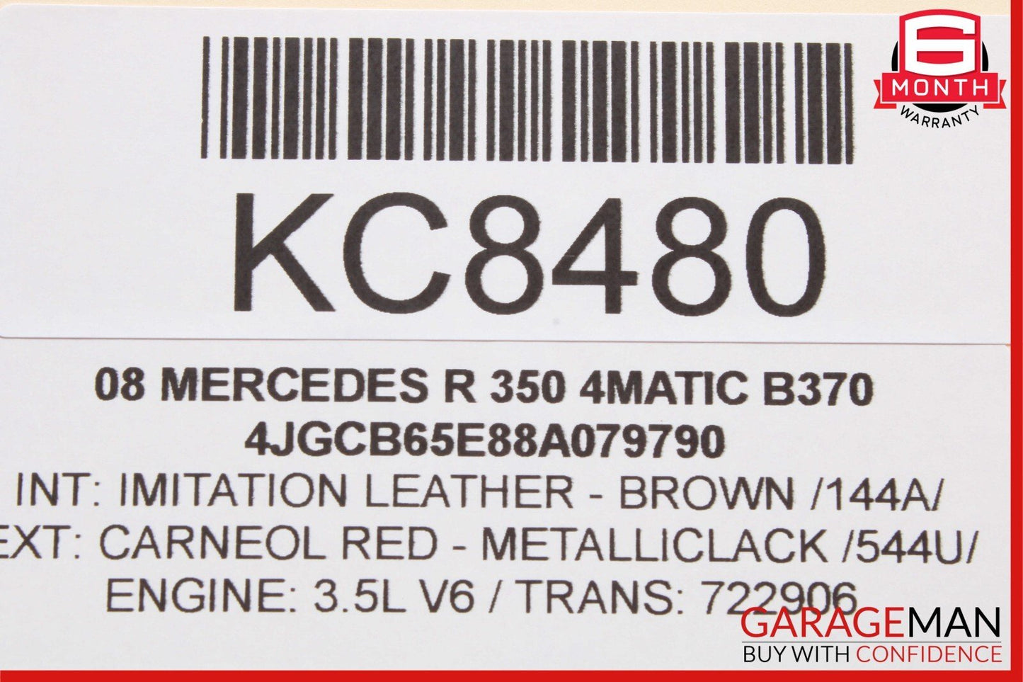 06-13 Mercedes W251 R350 R550 Rear Left Side Quarter Glass Window Motor OEM