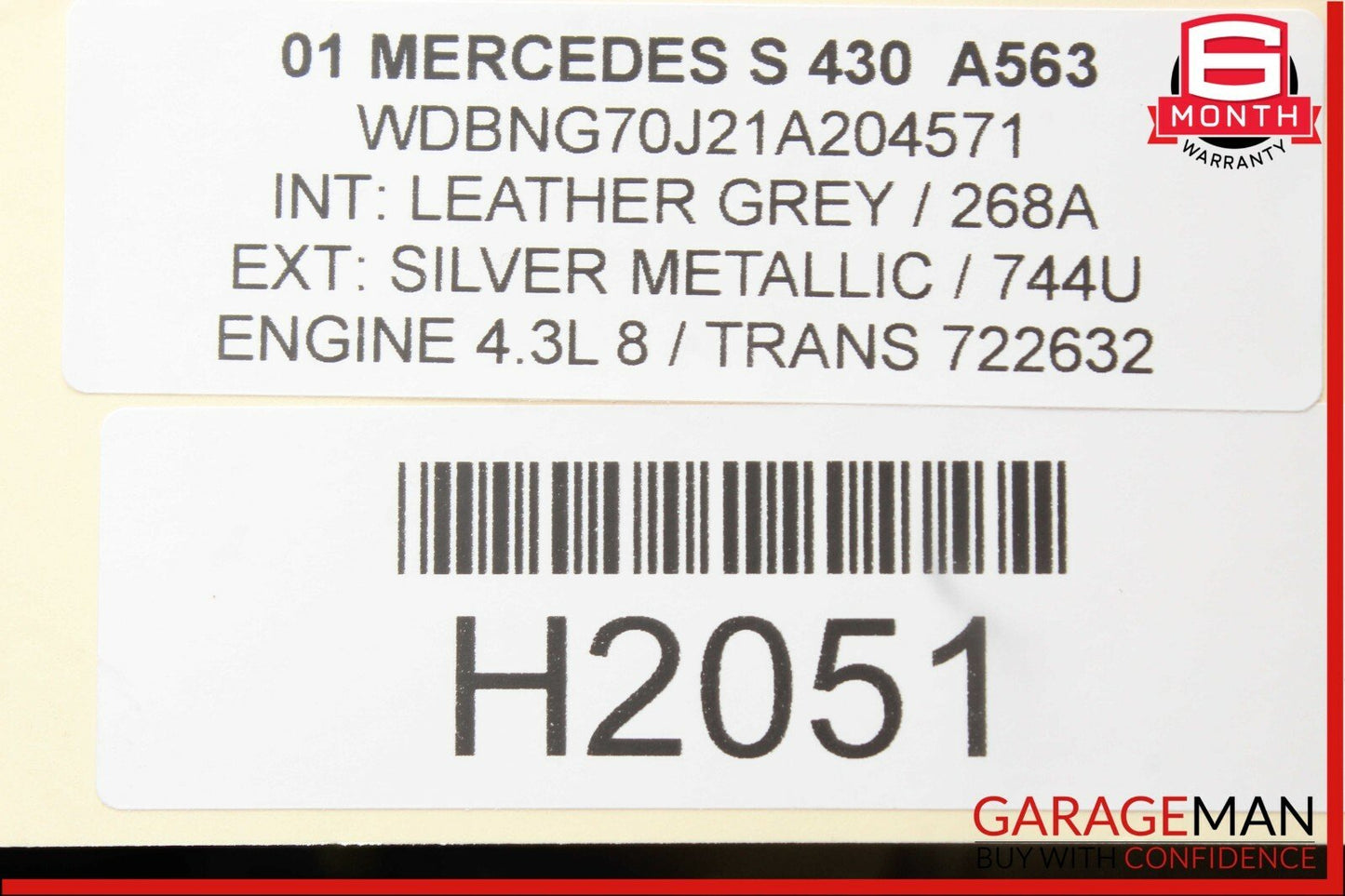 00-06 Mercedes W220 S430 S600 Front Left Side Seat Control Module Unit OEM