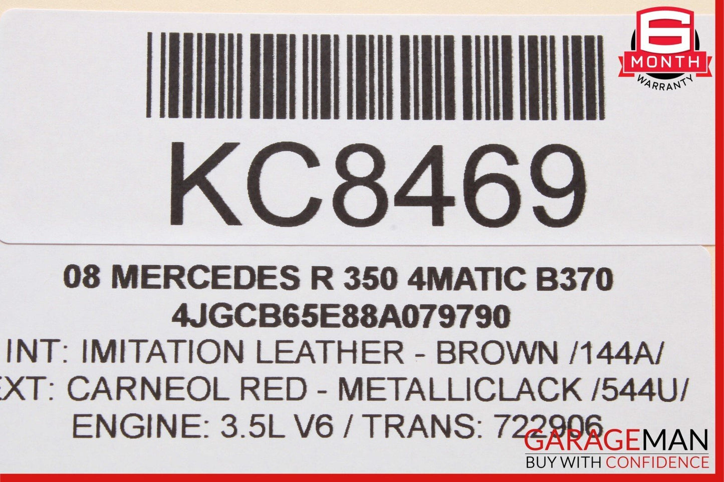 06-13 Mercedes W251 R350 GL450 Front Right Passenger Side Door Control Module