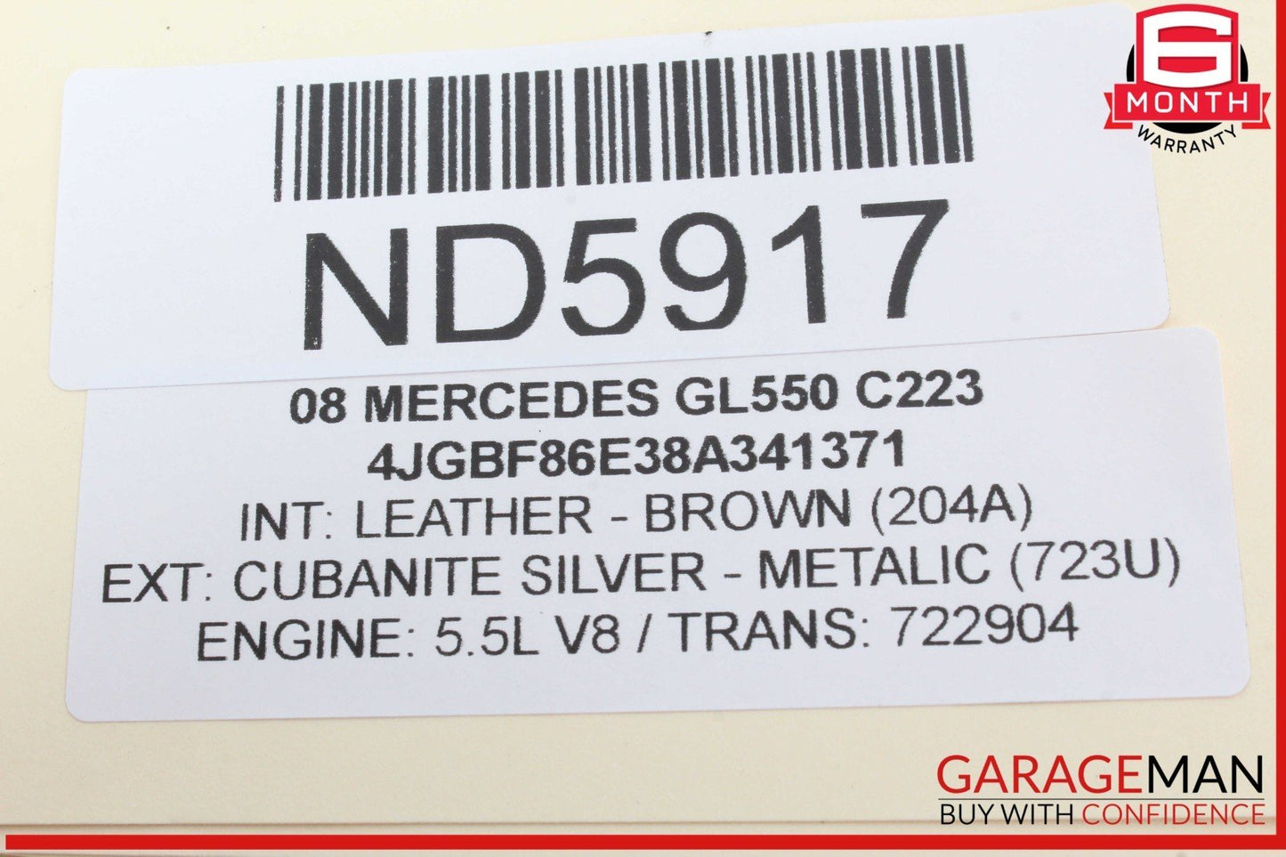 06-12 Mercedes X164 GL550 R500 Communication Control Module 2198202626 OEM