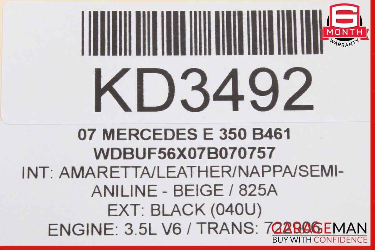 03-09 Mercedes W211 E350 E500 Rear Left Driver Side Door Lock Actuator OEM
