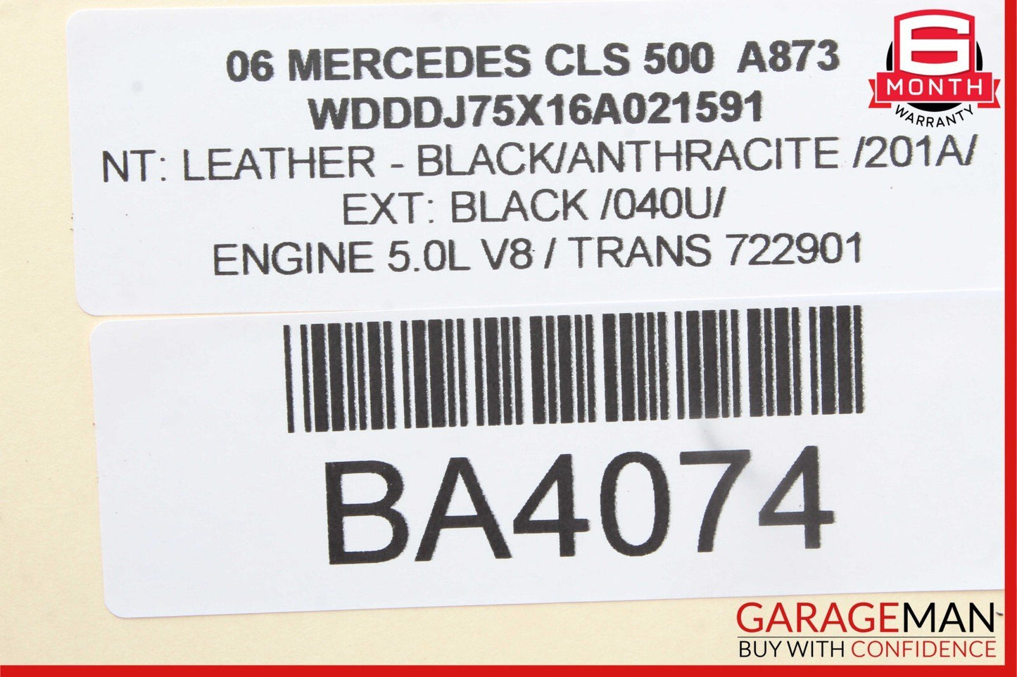 06-11 Mercedes W219 CLS500 CLS350 CLS550 Rear Right Side Door Control Module