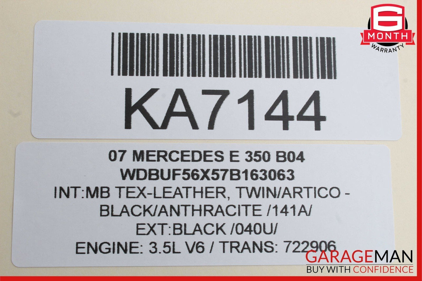 07-09 Mercedes GL320 E350 CLK350 Front Left Side Foglight Fog Light Lamp