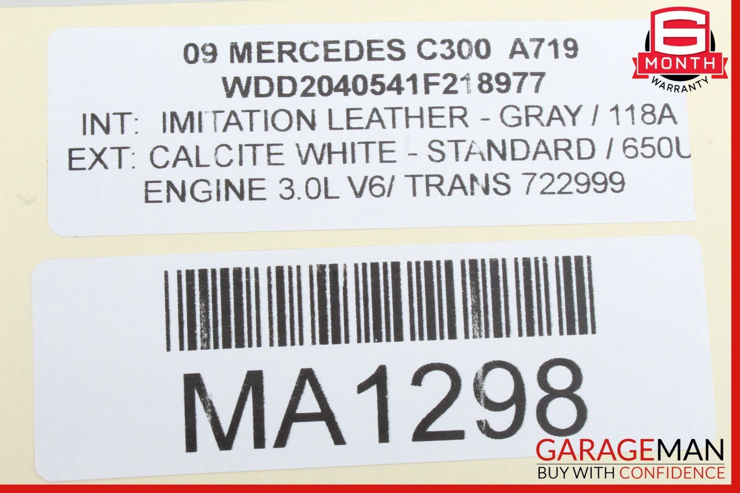 08-11 Mercedes W204 C300 Speedometer Odometer Instrument Cluster Gauge Assembly
