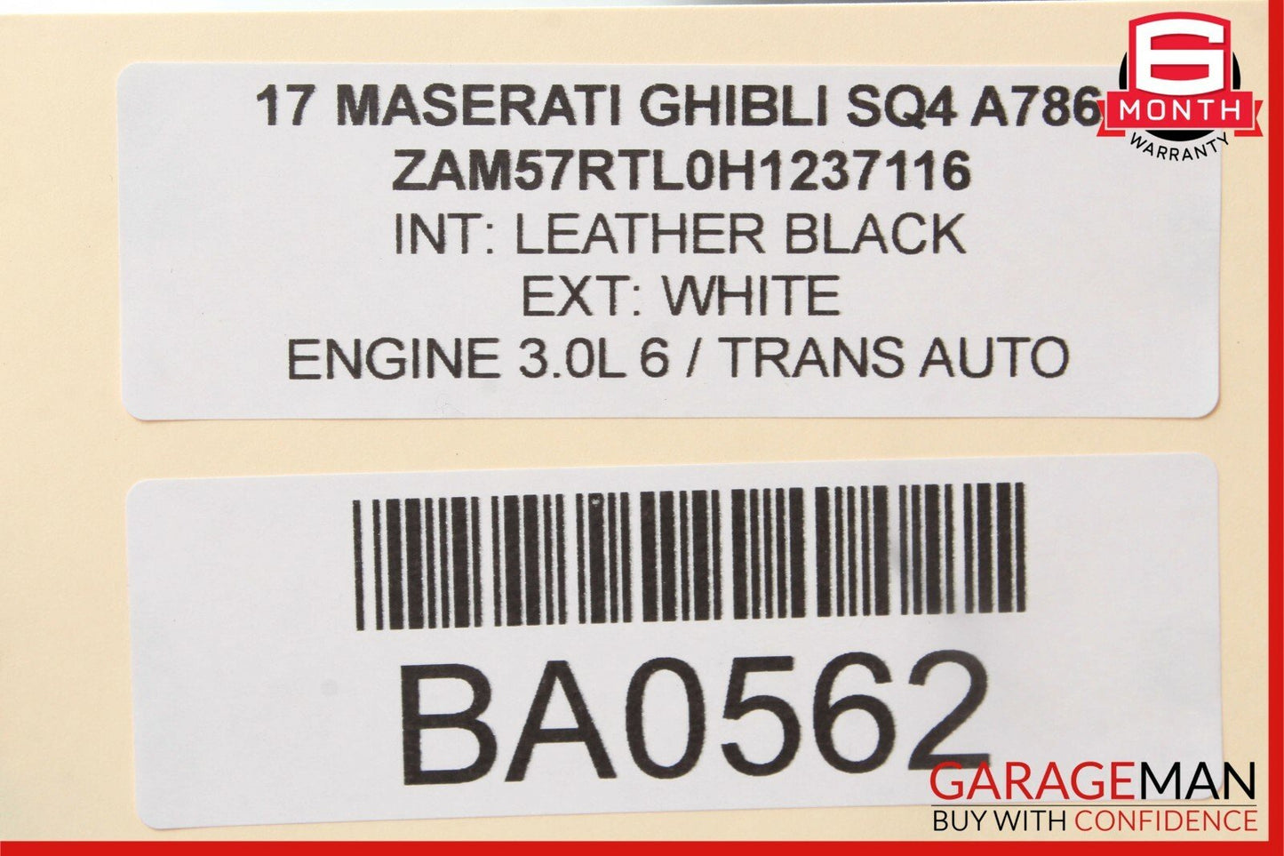 14-17 Maserati Ghibli Front Left Driver Side Kick Panel Scuff Trim Cover OEM