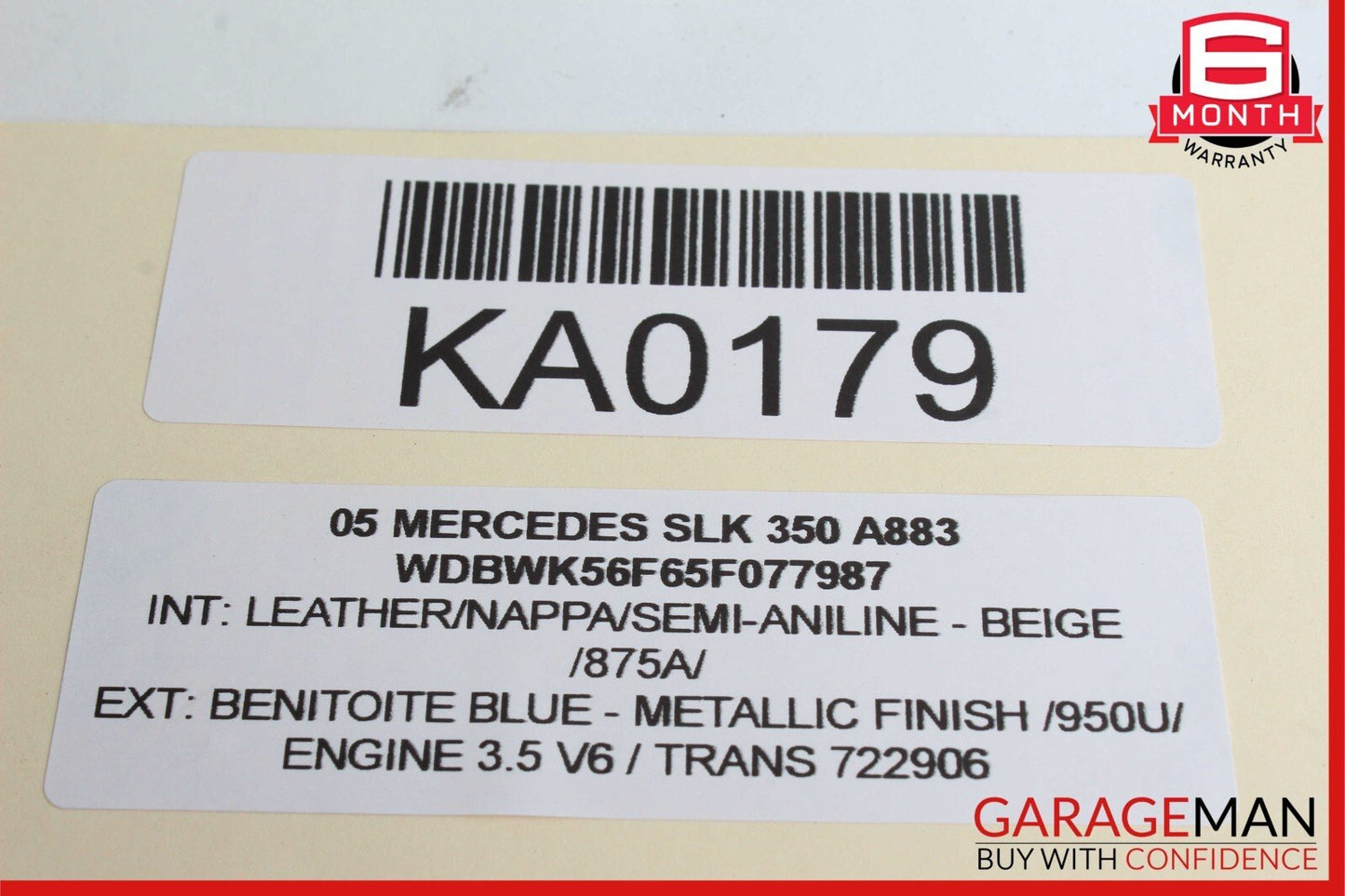 03-09 Mercedes R350 SLK350 ML450 Sirius Satellite Radio Receiver Module Unit OEM