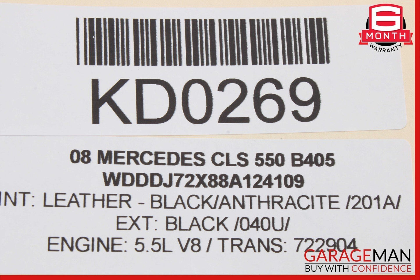 06-11 Mercedes W219 CLS550 CLS500 CLS55 AMG Front Right Door Lock Latch Actuator
