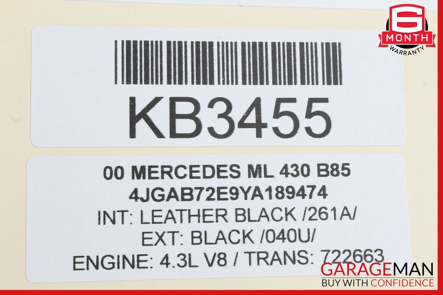 98-05 Mercedes W163 ML430 ML55 AMG Audio Sound System Subwoofer Box Assembly OEM