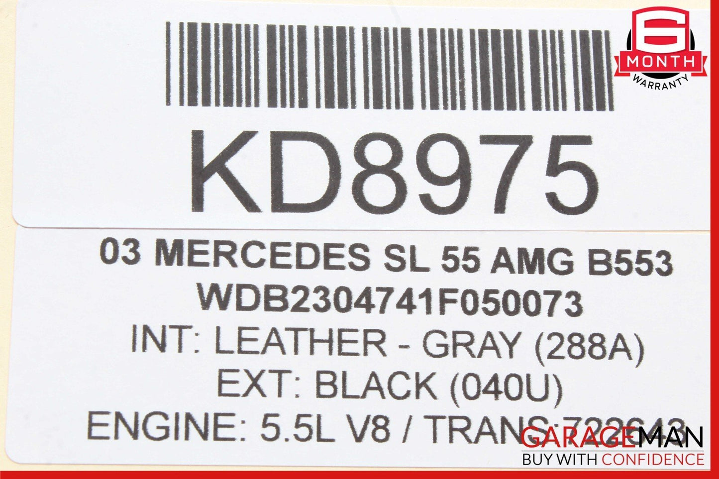 03-06 Mercedes R230 SL500 SL55 AMG Park Parking Assist Control Module Unit