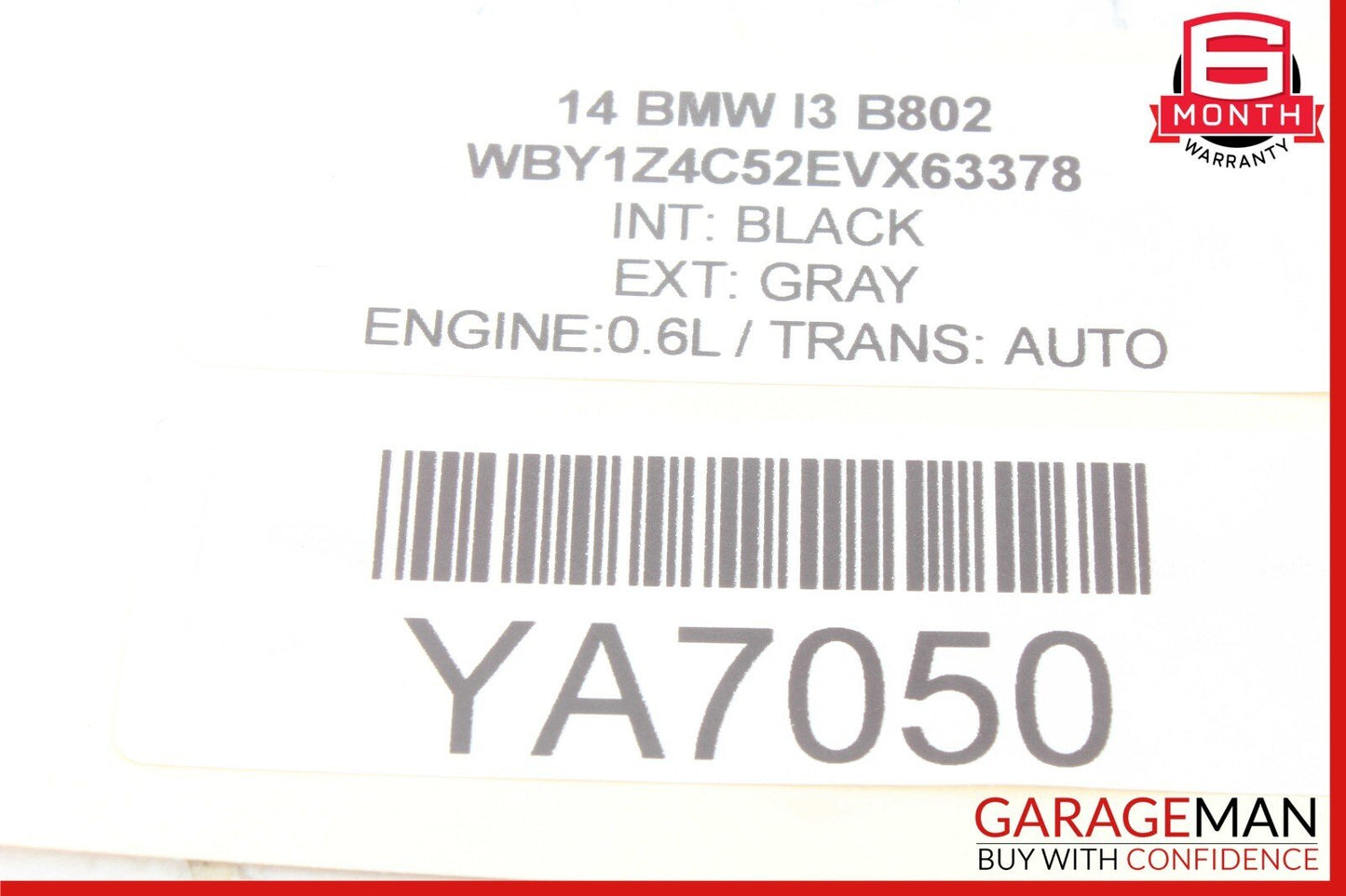 14-21 BMW i3 I01 Hybrid Rear Right Passenger Side Quarter Panel Bracket OEM