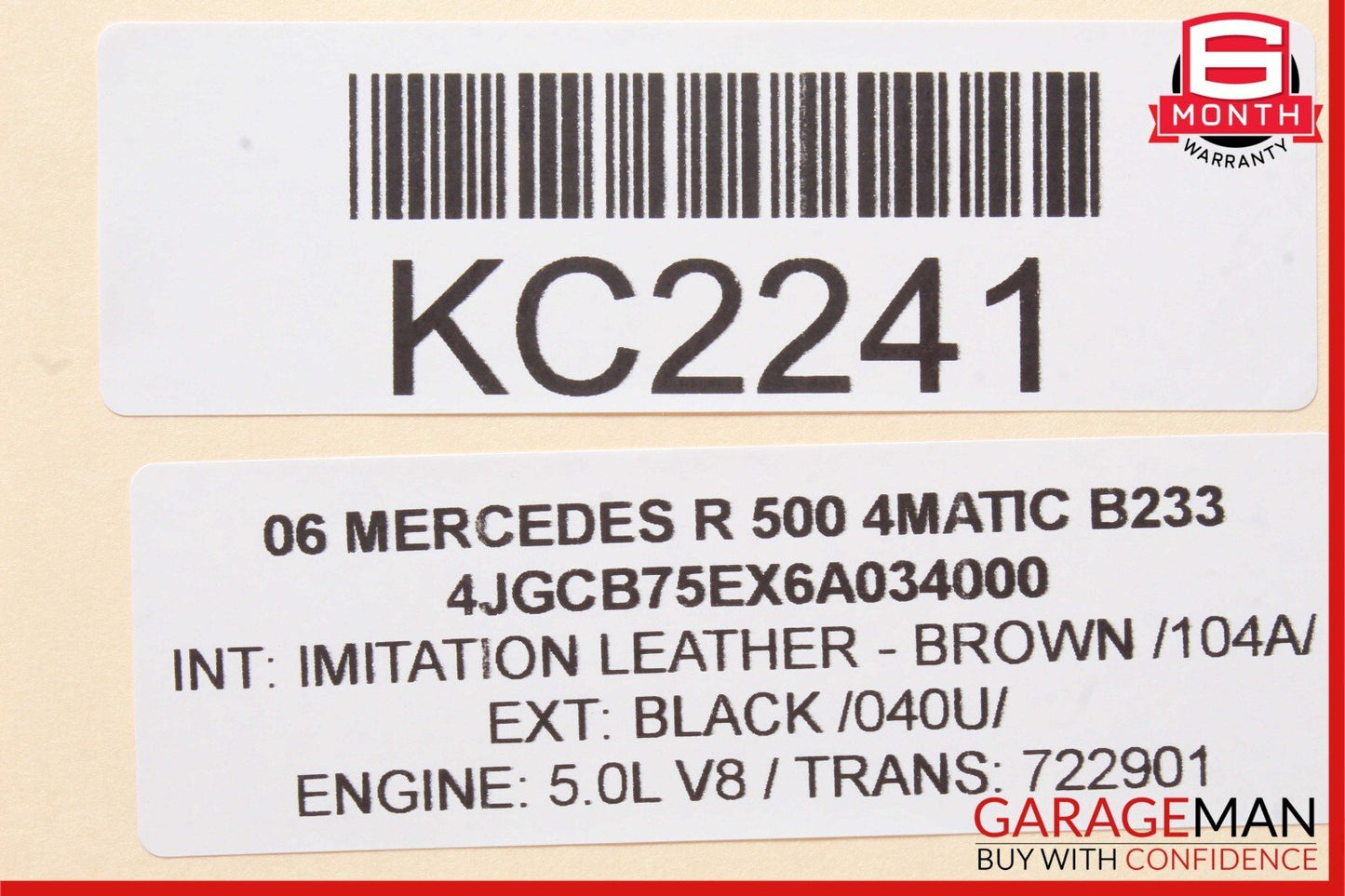 06-13 Mercedes W164 ML500 Front Left Driver Side Door Control Module OEM