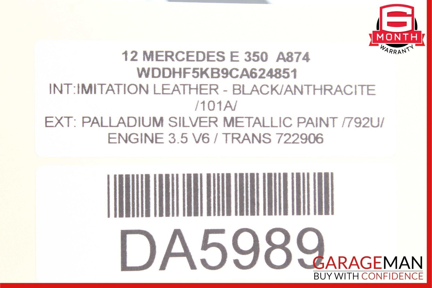 08-20 Mercedes W212 E350 CLS400 Front Right Passenger Side Seat Control Module