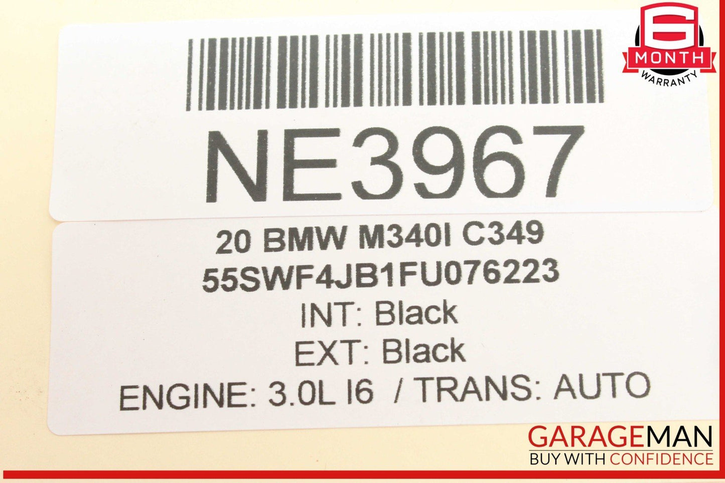 19-24 BMW M340i G20 Rear Left or Right Side Suspension Lower Control Arm OEM