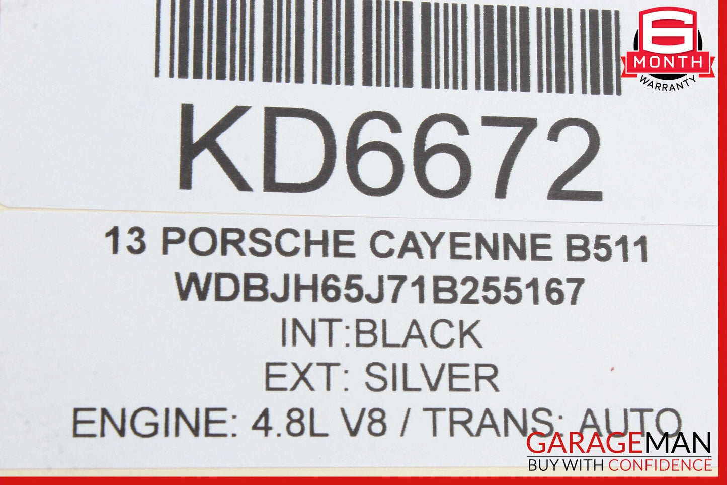 11-18 Porsche Cayenne 958 Front Right Spindle Knuckle Hub Bearing OEM