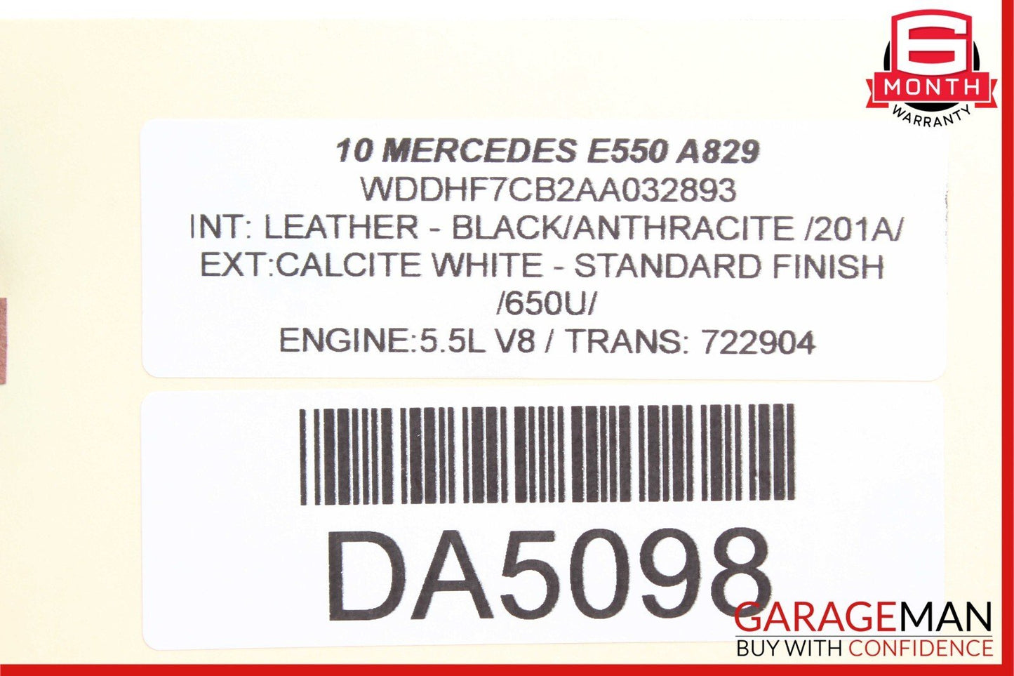 10-16 Mercedes W212 E350 E550 Front Right RWD Suspension Wishbone Control Arm